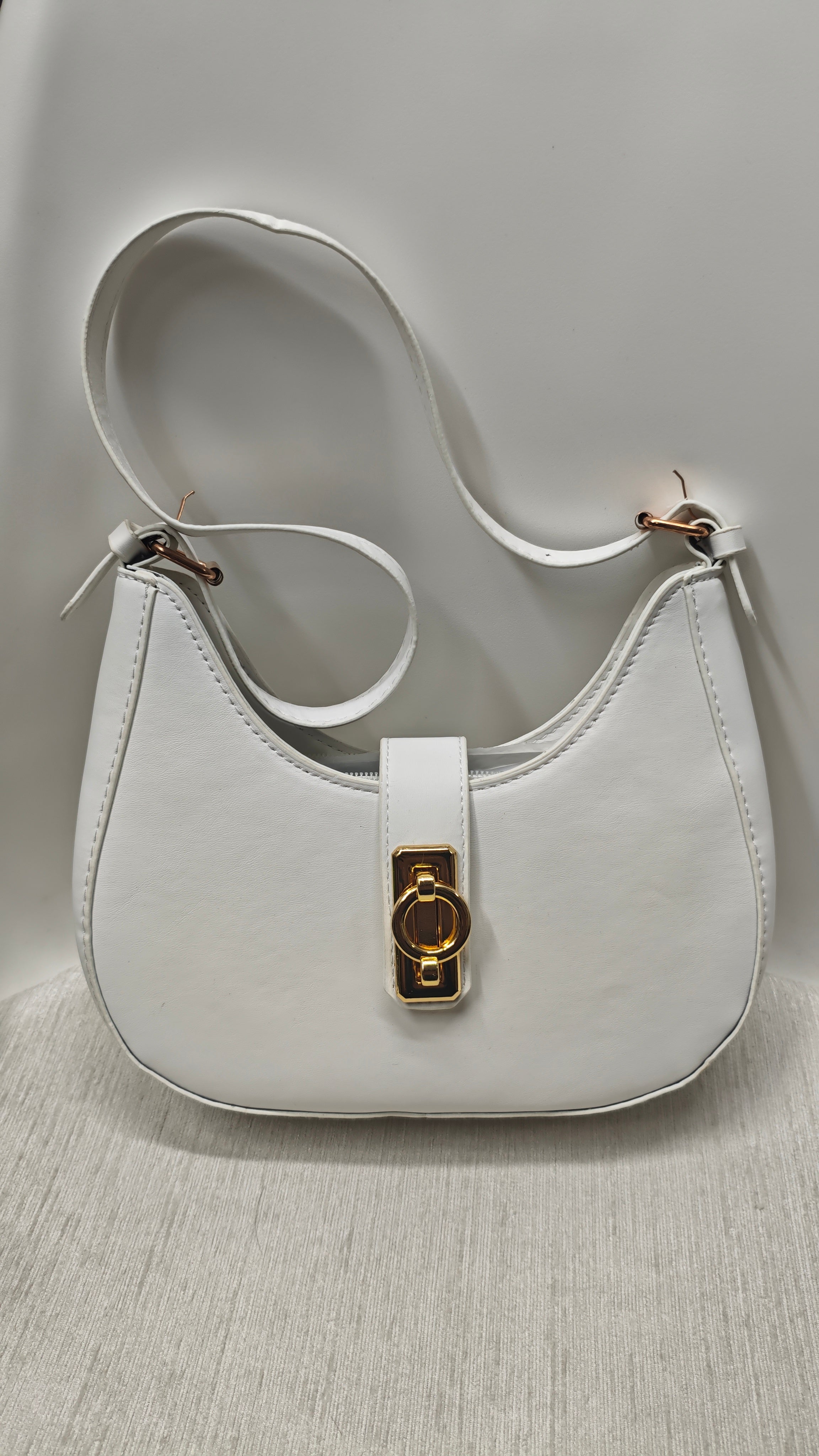 Summer Elegant Textured Underarm Shoulder Bag for Women 2026 New Fashion Premium Saddle Bag Stylish Ladies Handbag
