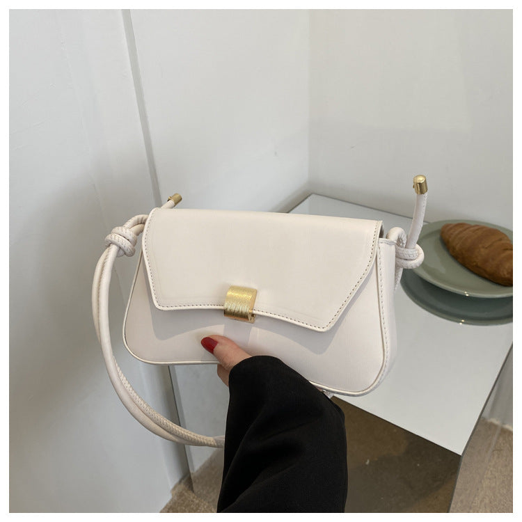 Solid Color PU Leather Women’s Small Square Crossbody Shoulder Bag