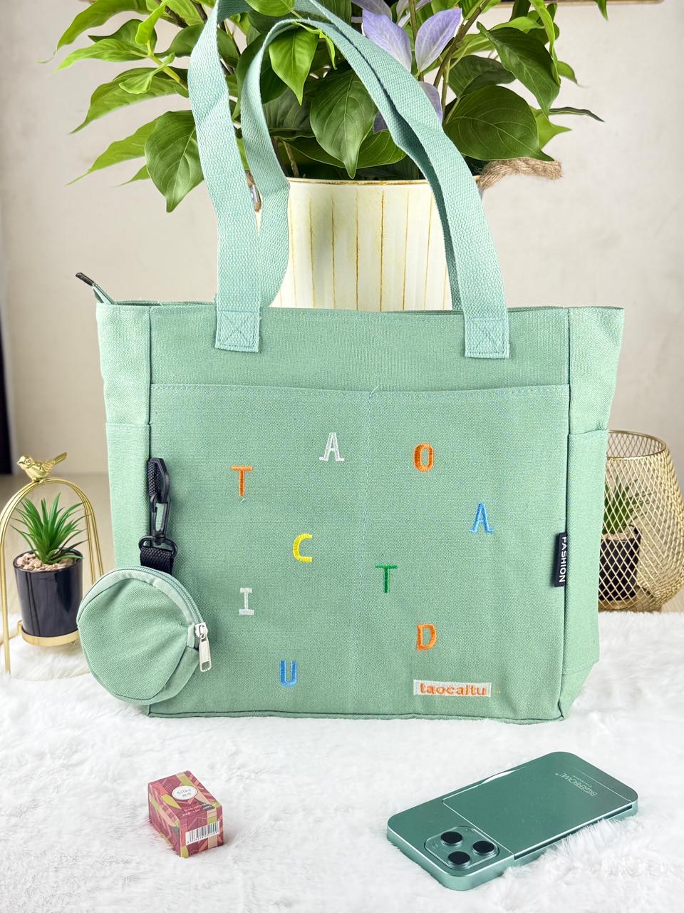 Fashionable Handheld Tote Bag