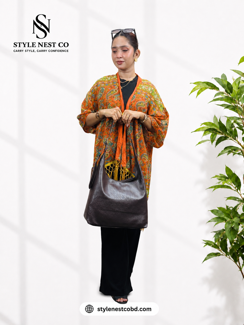American Style tote with Spouch Bag  (Zipper)