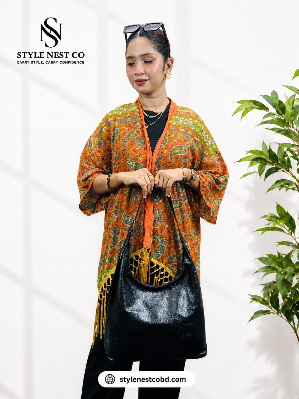 American Style tote with Spouch Bag  (Zipper)