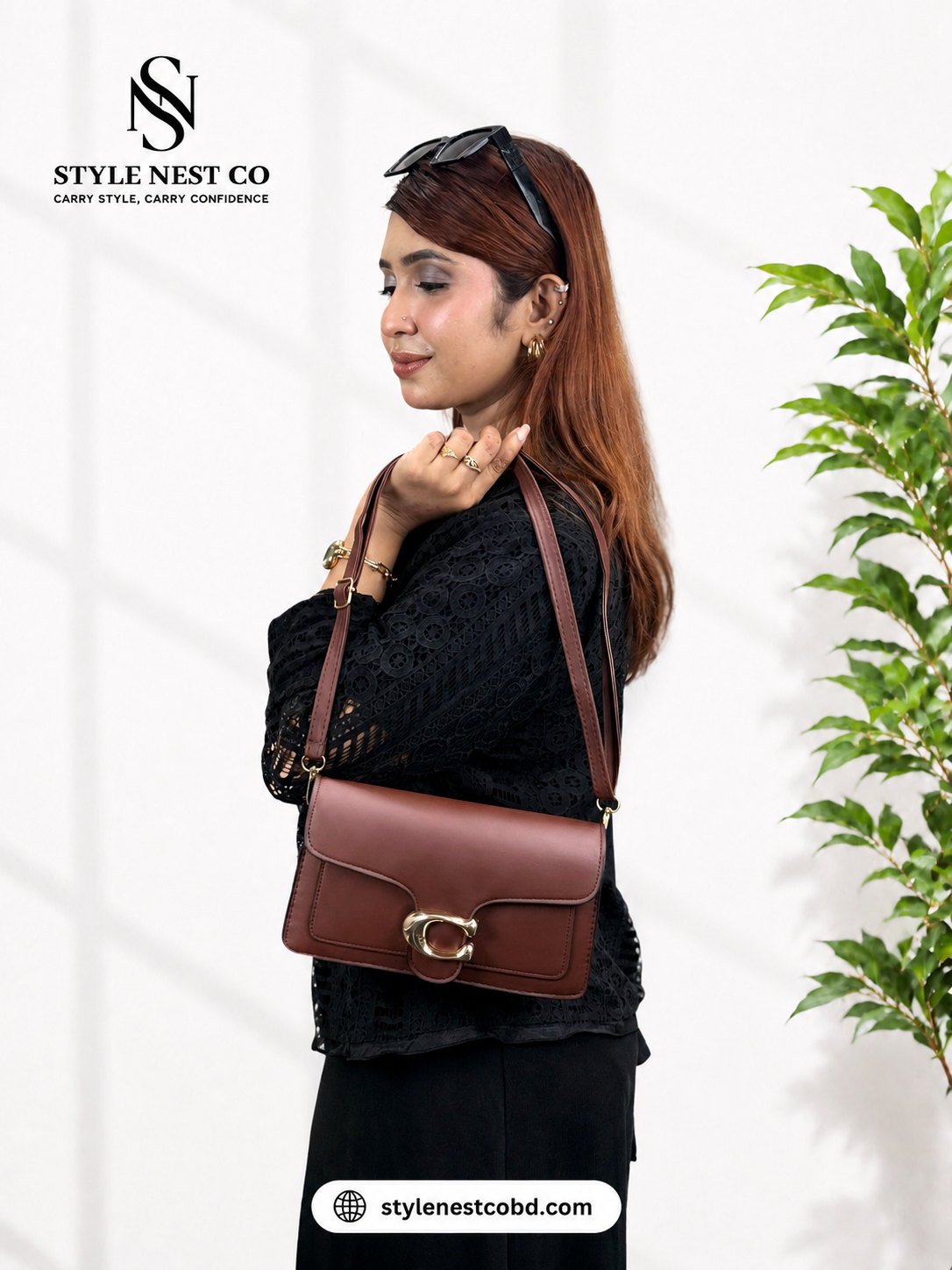 Fashion Caviar Square Bag – Elegant PU Leather Shoulder Bag