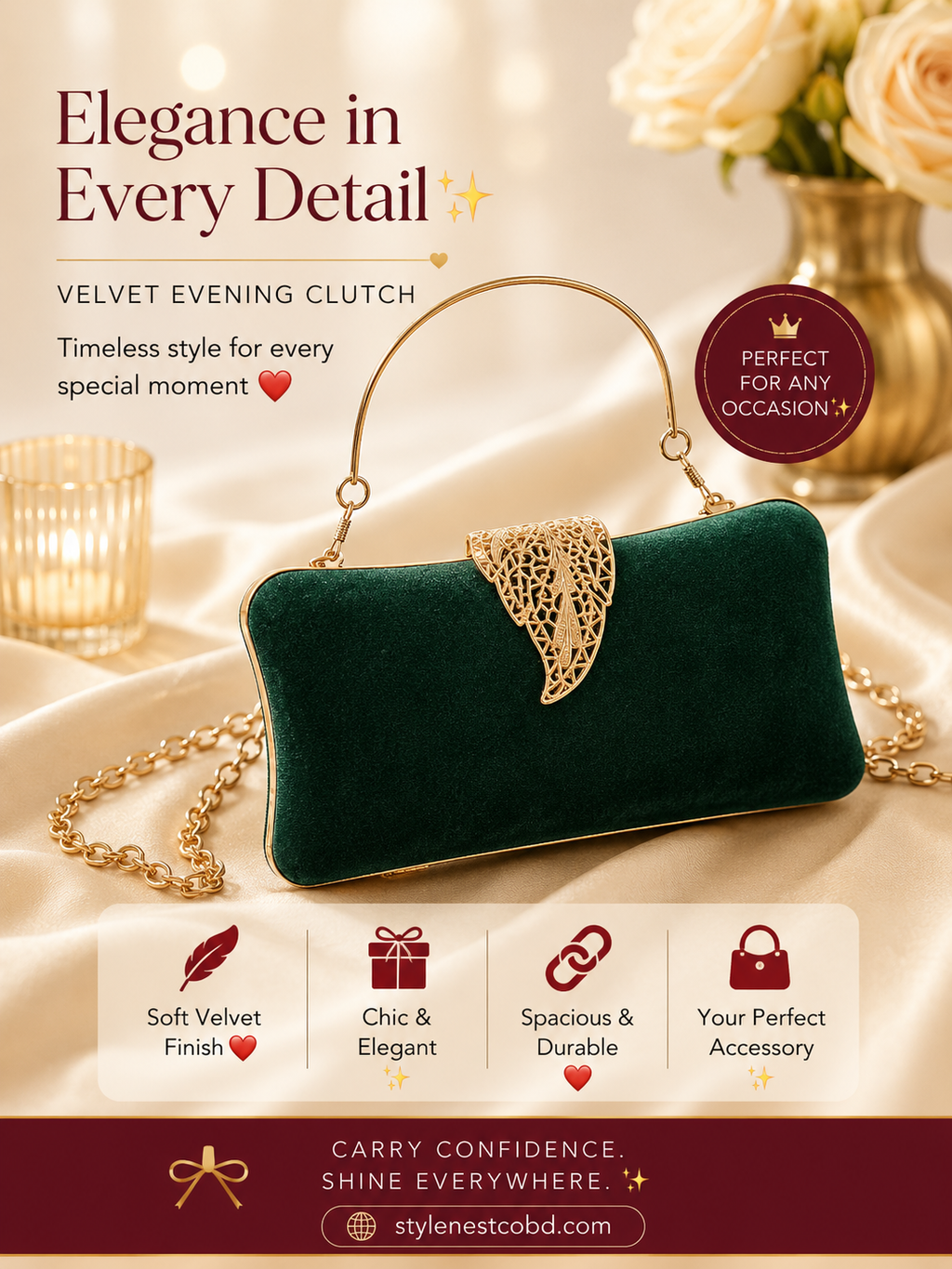 American Starry Bag with Chain (Exclusive Collection)