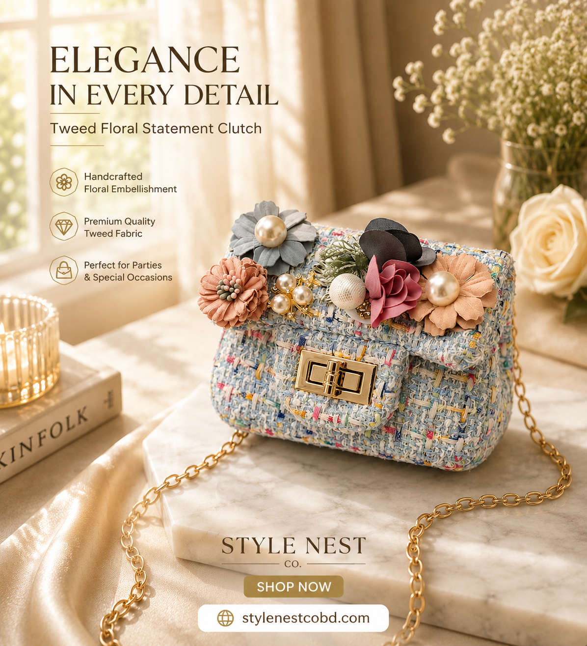 Flower Cute Versatile Bag&nbsp;