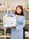 Cartoon Butterfly Print Tote Bag