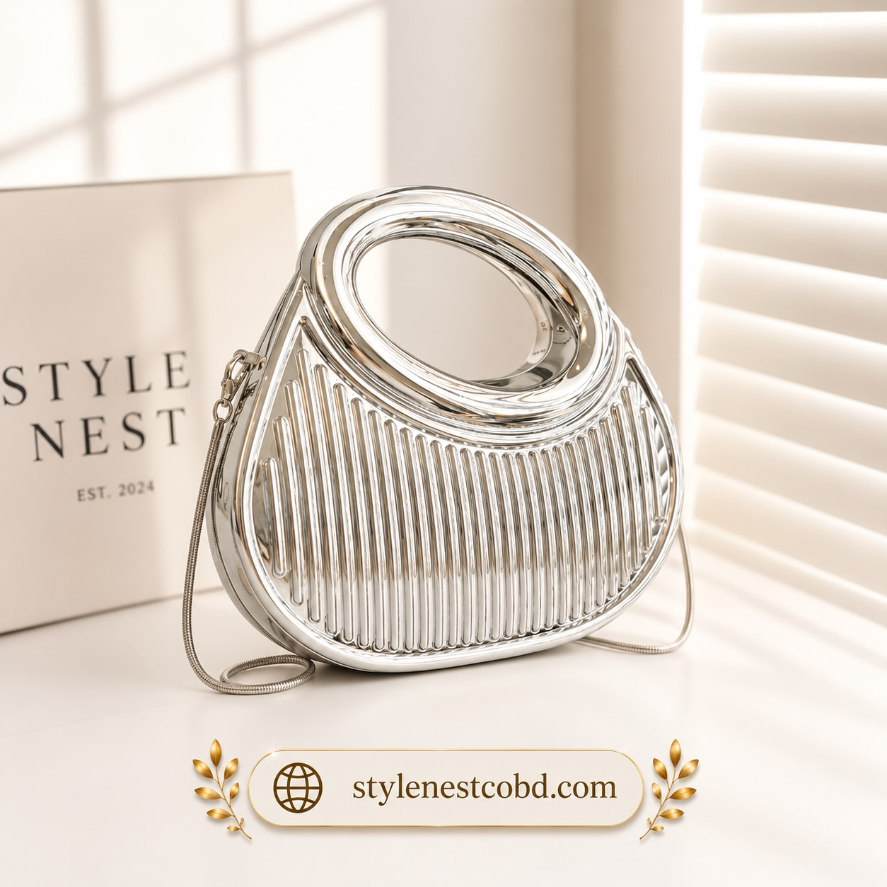 Plaid Pattern Trendy Claws Bag