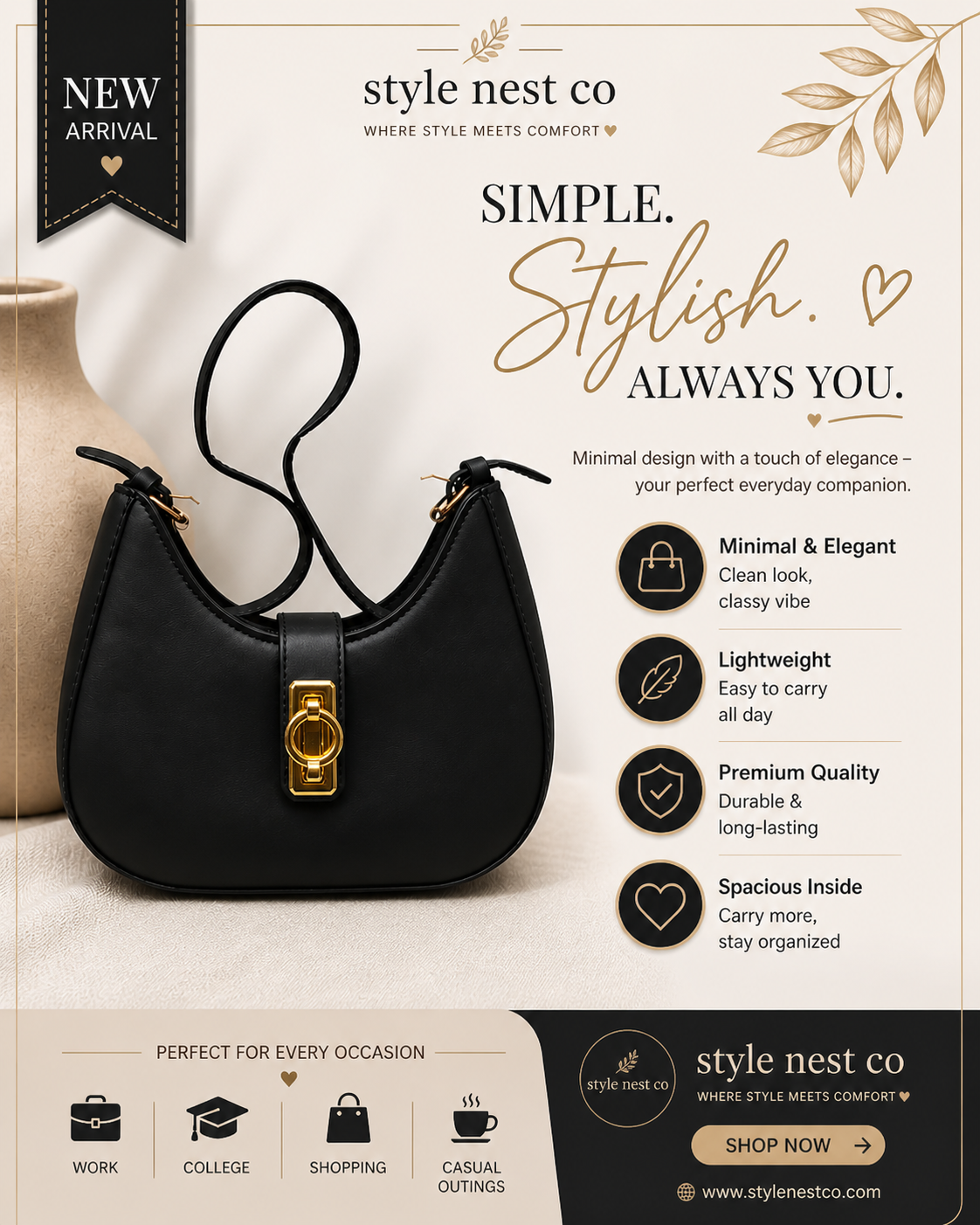 Summer Elegant Textured Underarm Shoulder Bag for Women 2026 New Fashion Premium Saddle Bag Stylish Ladies Handbag