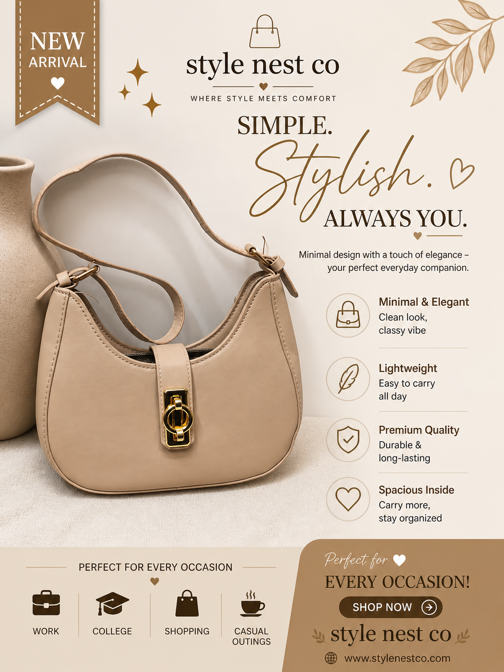 Summer Elegant Textured Underarm Shoulder Bag for Women 2026 New Fashion Premium Saddle Bag Stylish Ladies Handbag