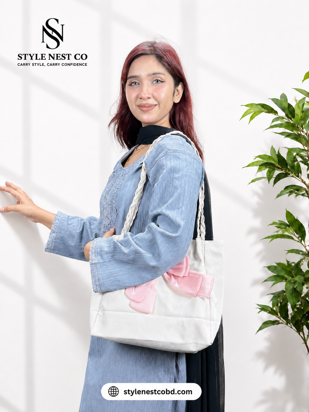 Elegant Bow Design Casual Bag