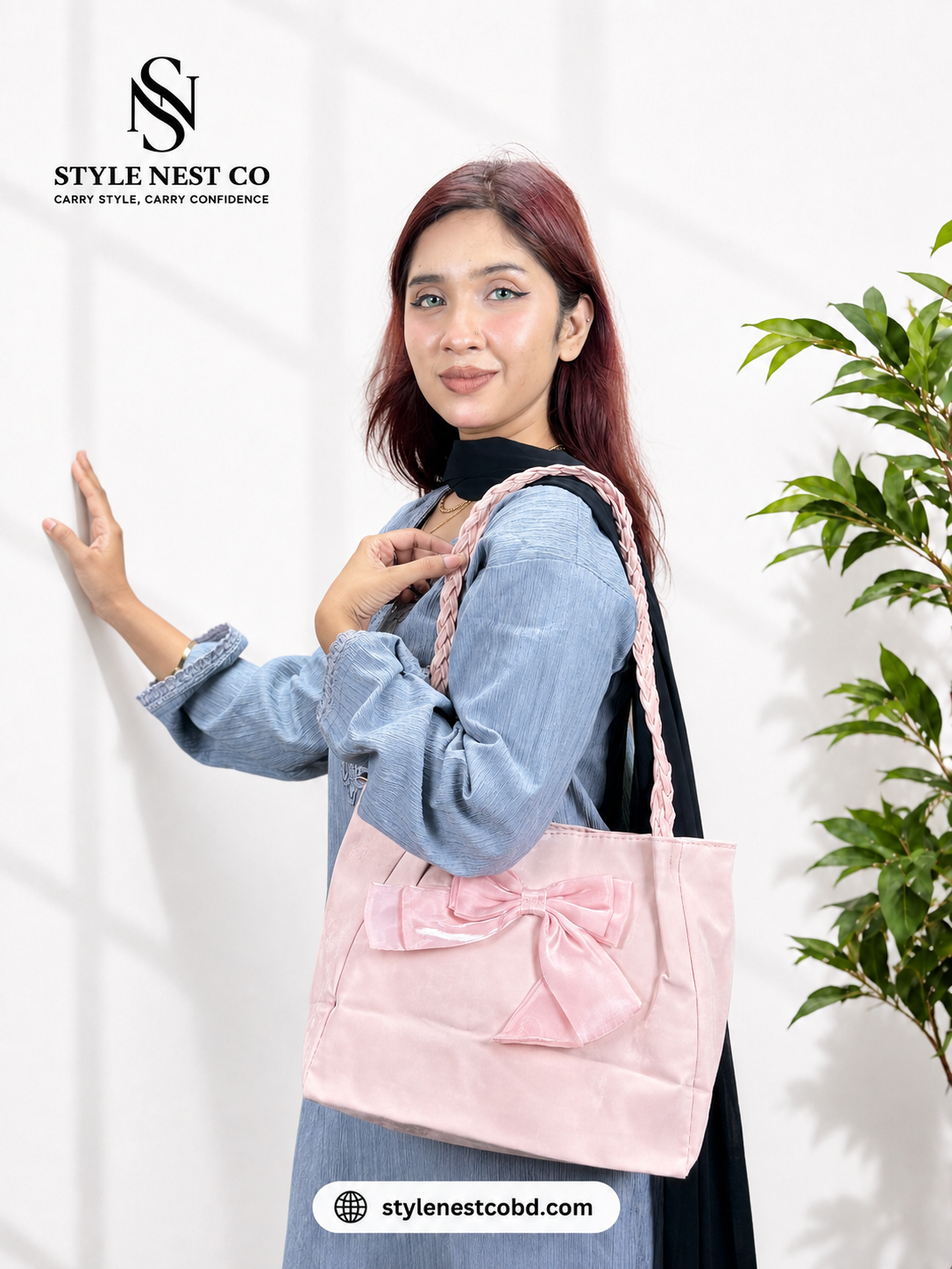 Elegant Bow Design Casual Bag