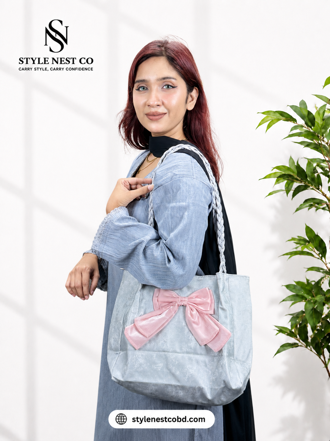 Elegant Bow Design Casual Bag