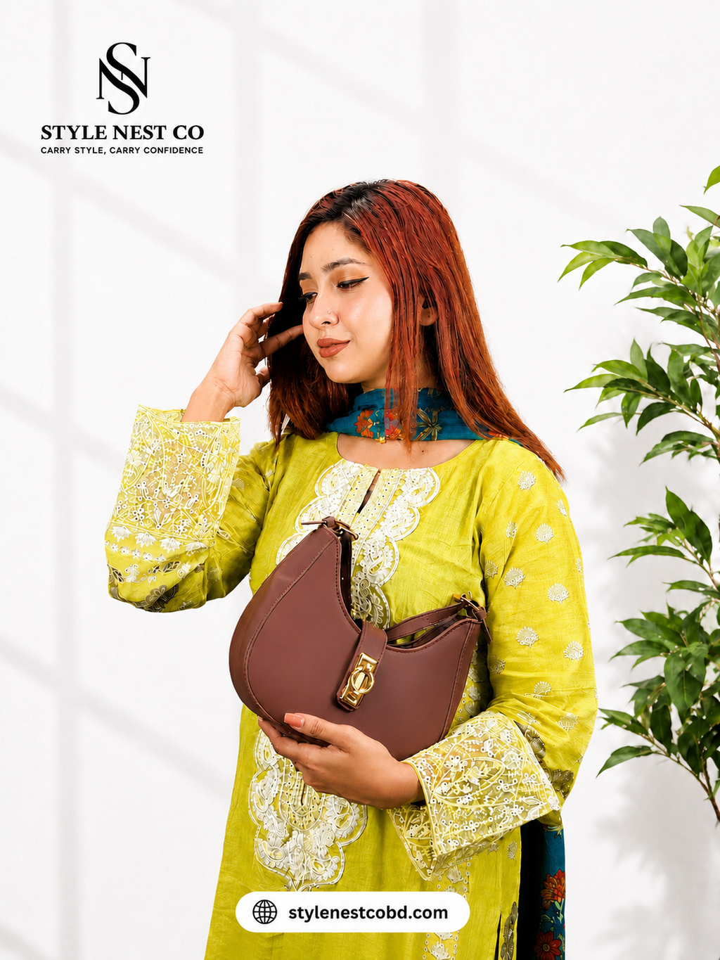 Vintage Chic Armpit Bag
