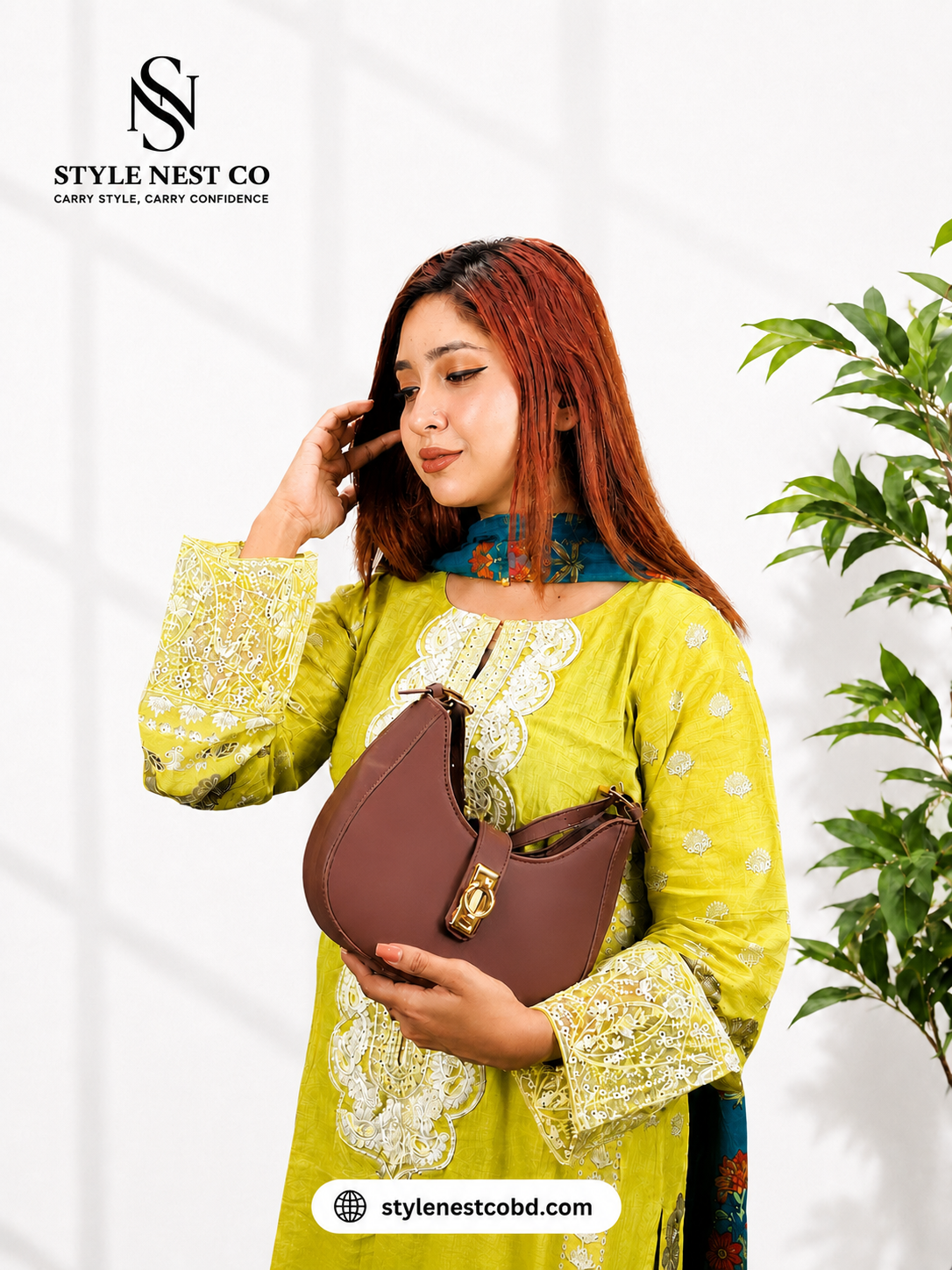 Vintage Chic Armpit Bag