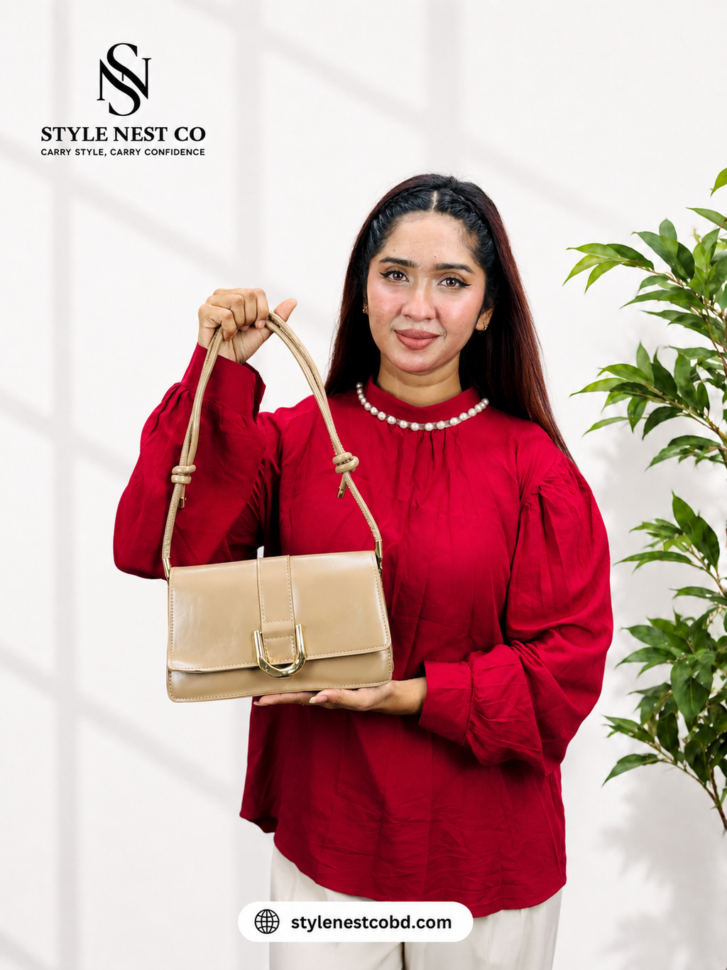 Chic Girls’ Baguette Bag