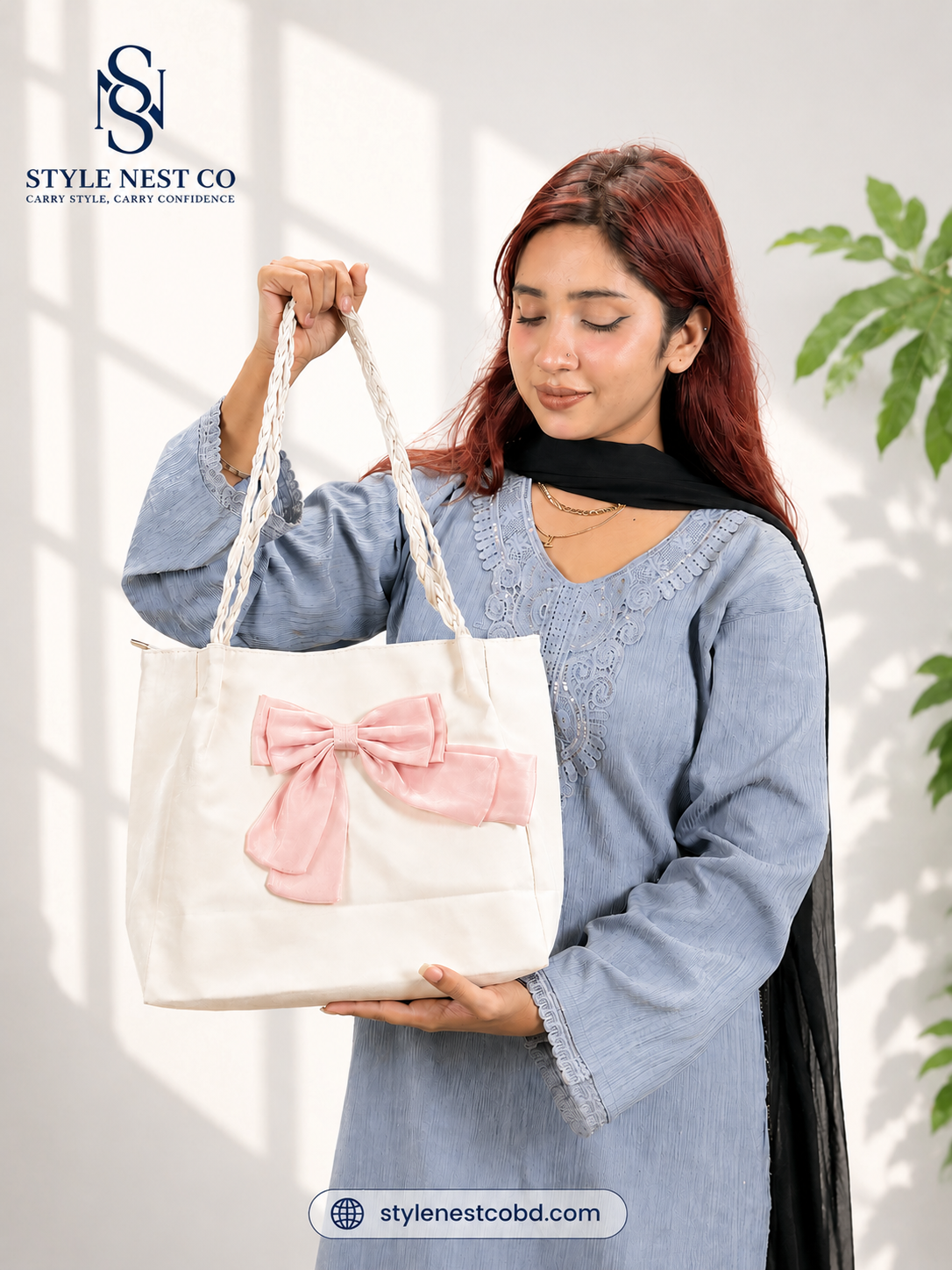 Bow Design Bag Tide Casual