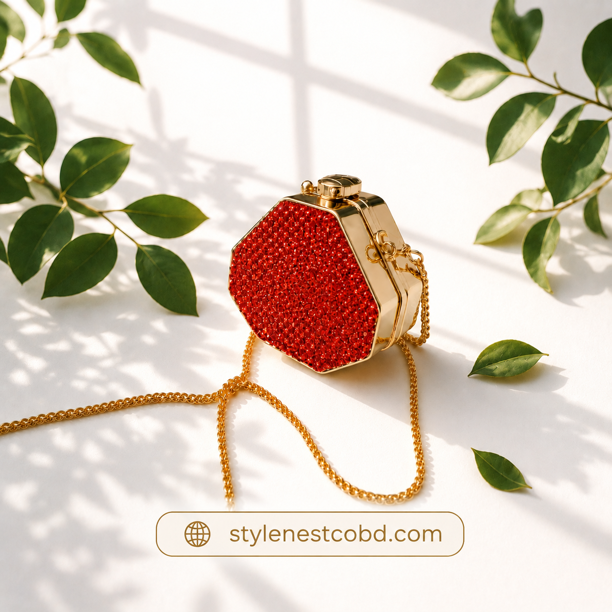Acrylic Diamond Trendy Box Bag