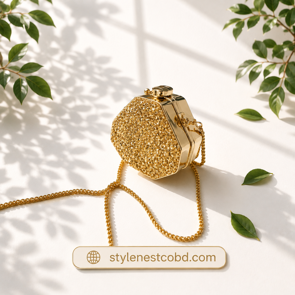 Acrylic Diamond Trendy Box Bag