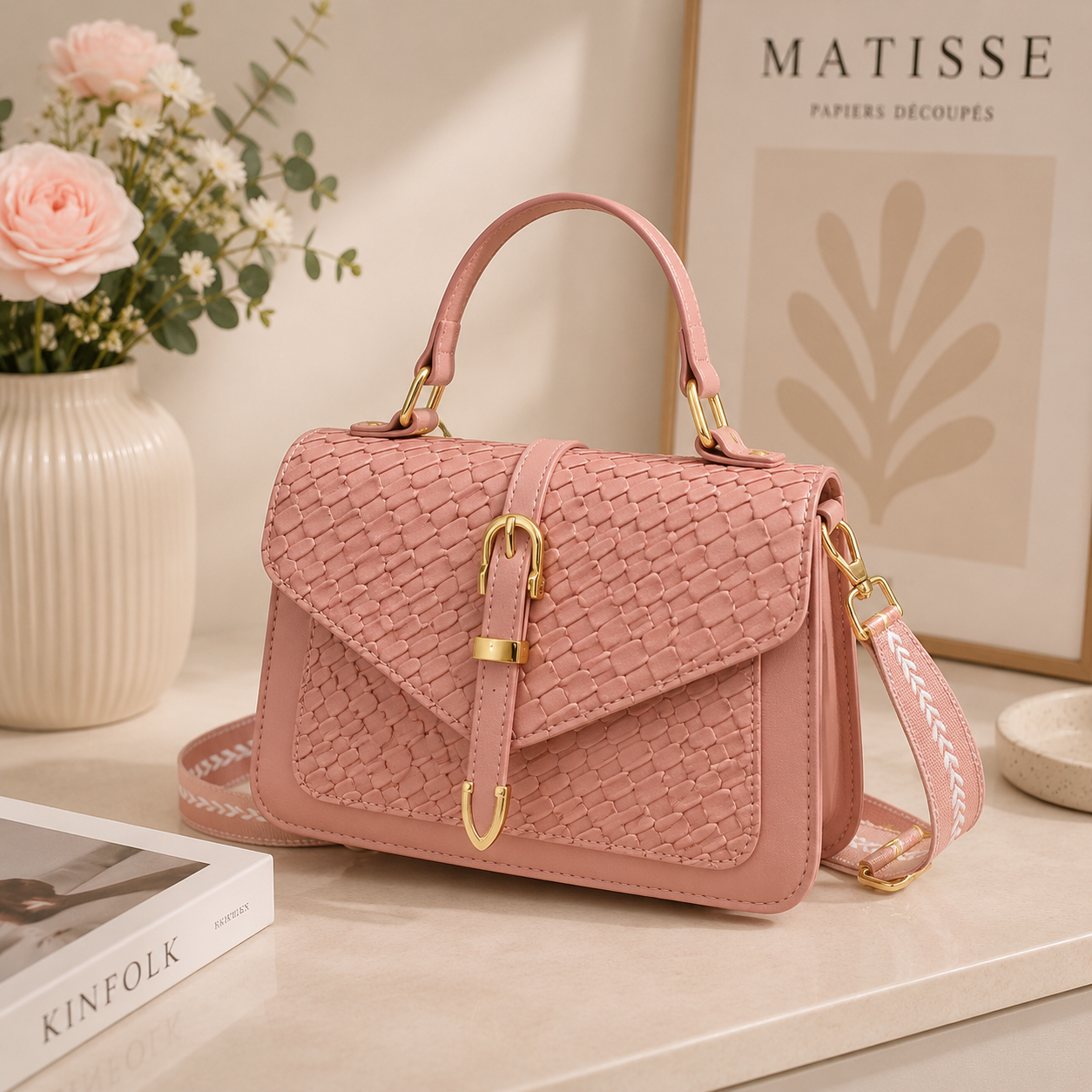 Trendy Color-Blocking Women's Bag&nbsp;