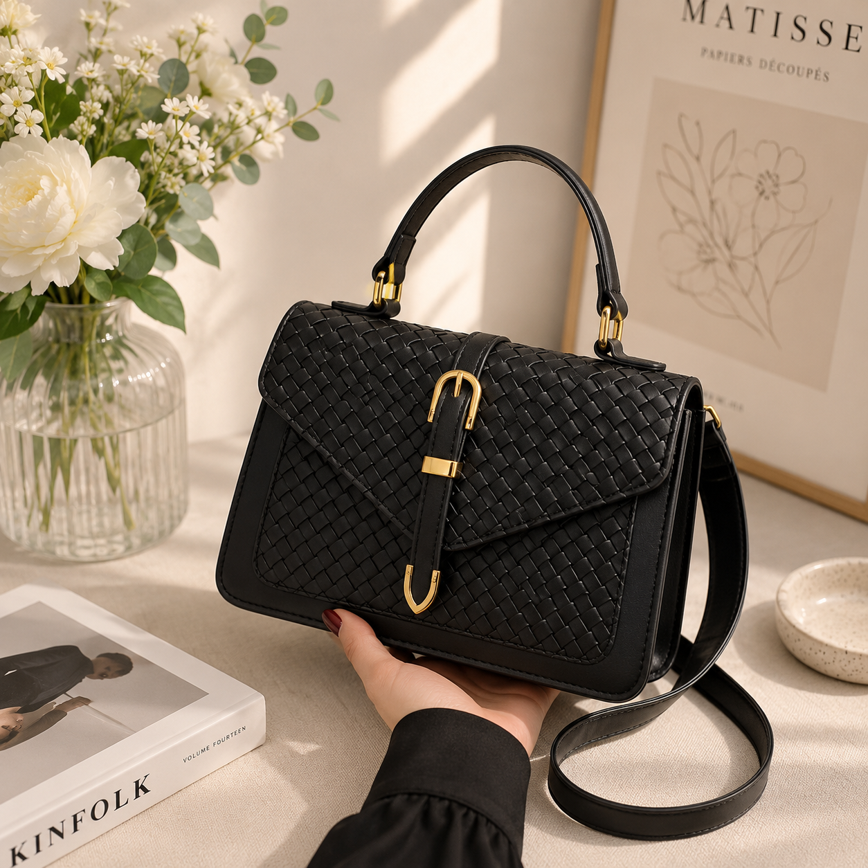 Trendy Color-Blocking Women's Bag&nbsp;