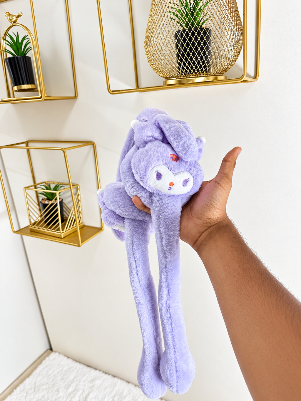 Bunny Hug Kids’ Fluffy Rabbit Ear Earmuffs
