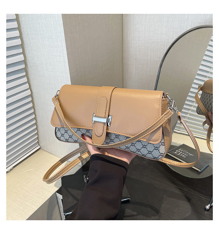 Vintage Luxury Women’s PU Leather Flap Crossbody Shoulder Bag