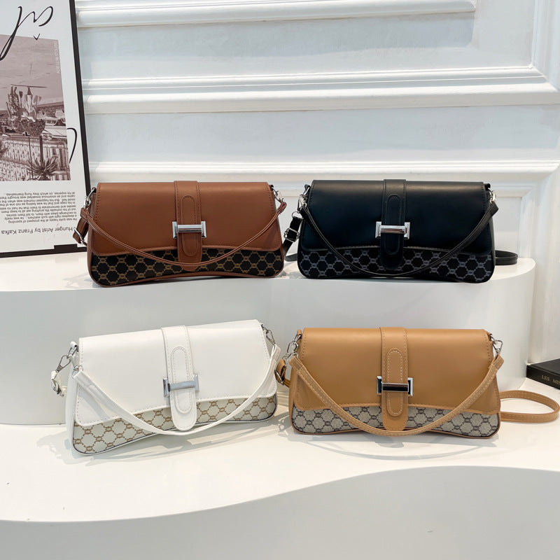 Vintage Luxury Women’s PU Leather Flap Crossbody Shoulder Bag