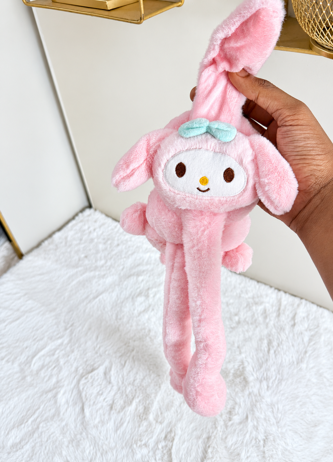 Bunny Hug Kids’ Fluffy Rabbit Ear Earmuffs