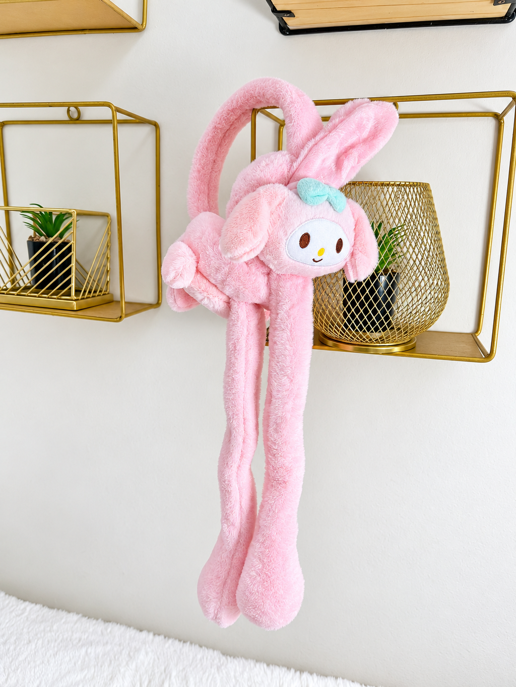 Bunny Hug Kids’ Fluffy Rabbit Ear Earmuffs