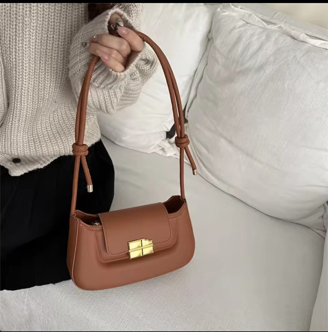 Women’s PU Leather Flap Crossbody Bag Elegant Shoulder Satchel