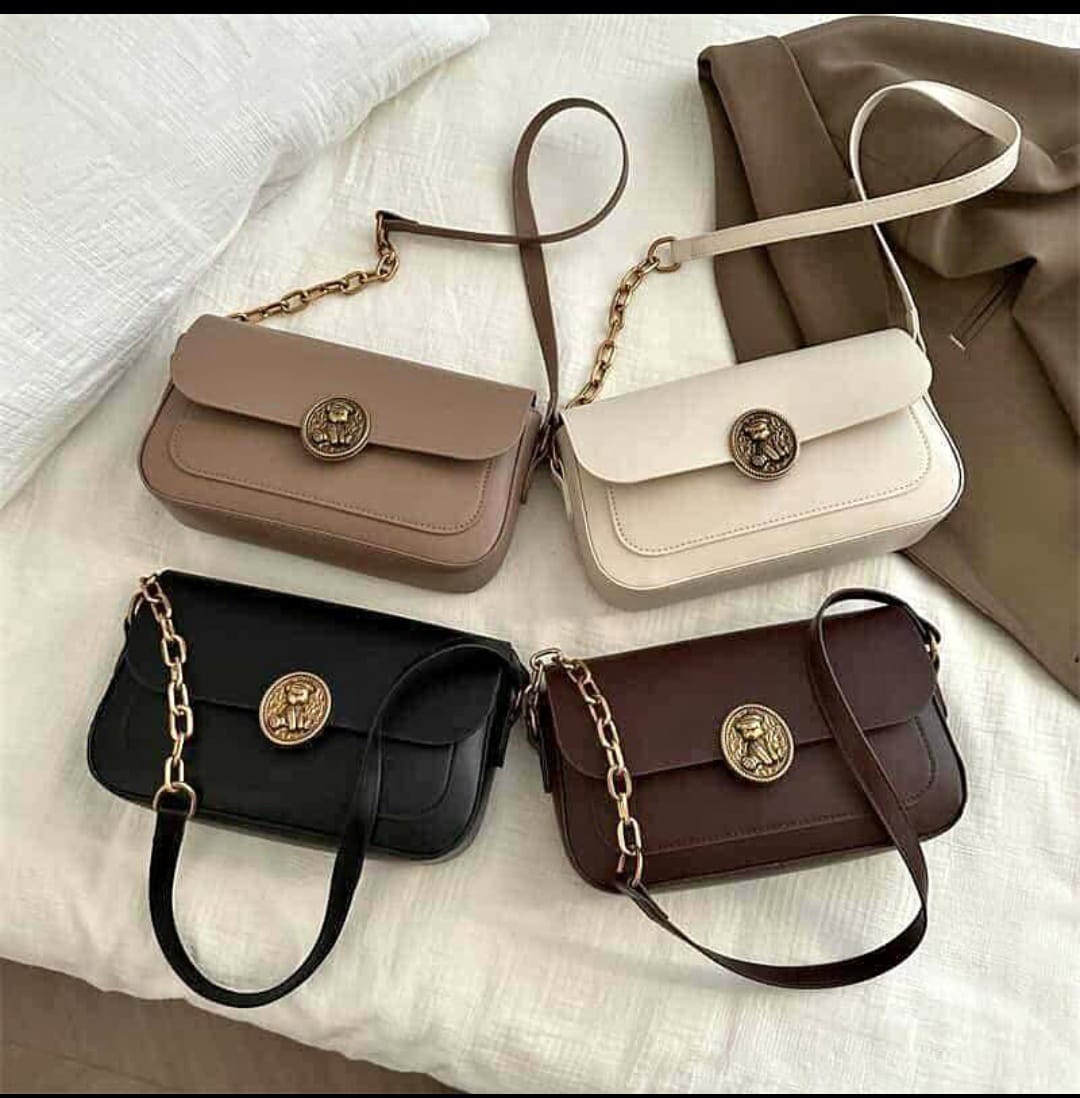 Vintage French Style Women’s Shoulder Bag – Minimalist European Crossbody Handbag