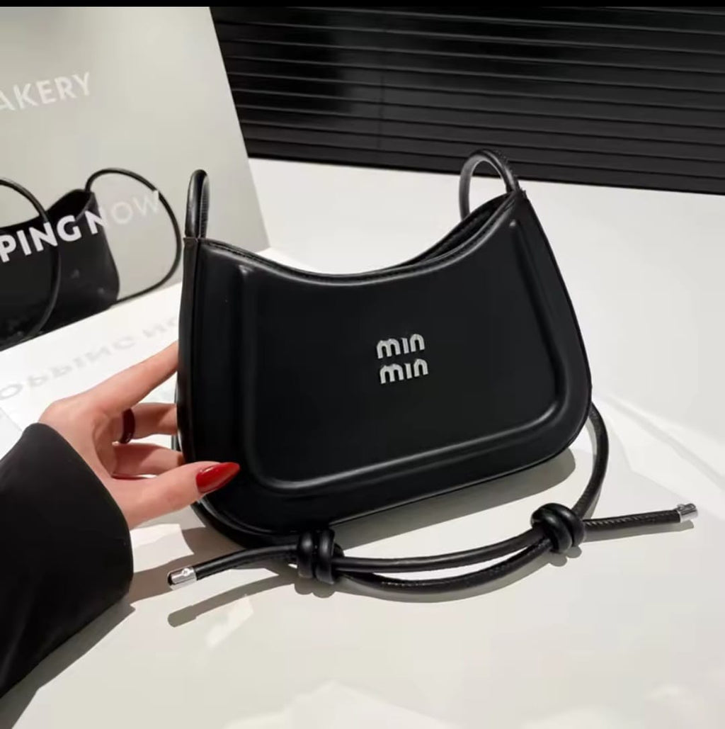 Korean Style Women’s Crescent Crossbody Shoulder Bag – High-End Fashion Handbag