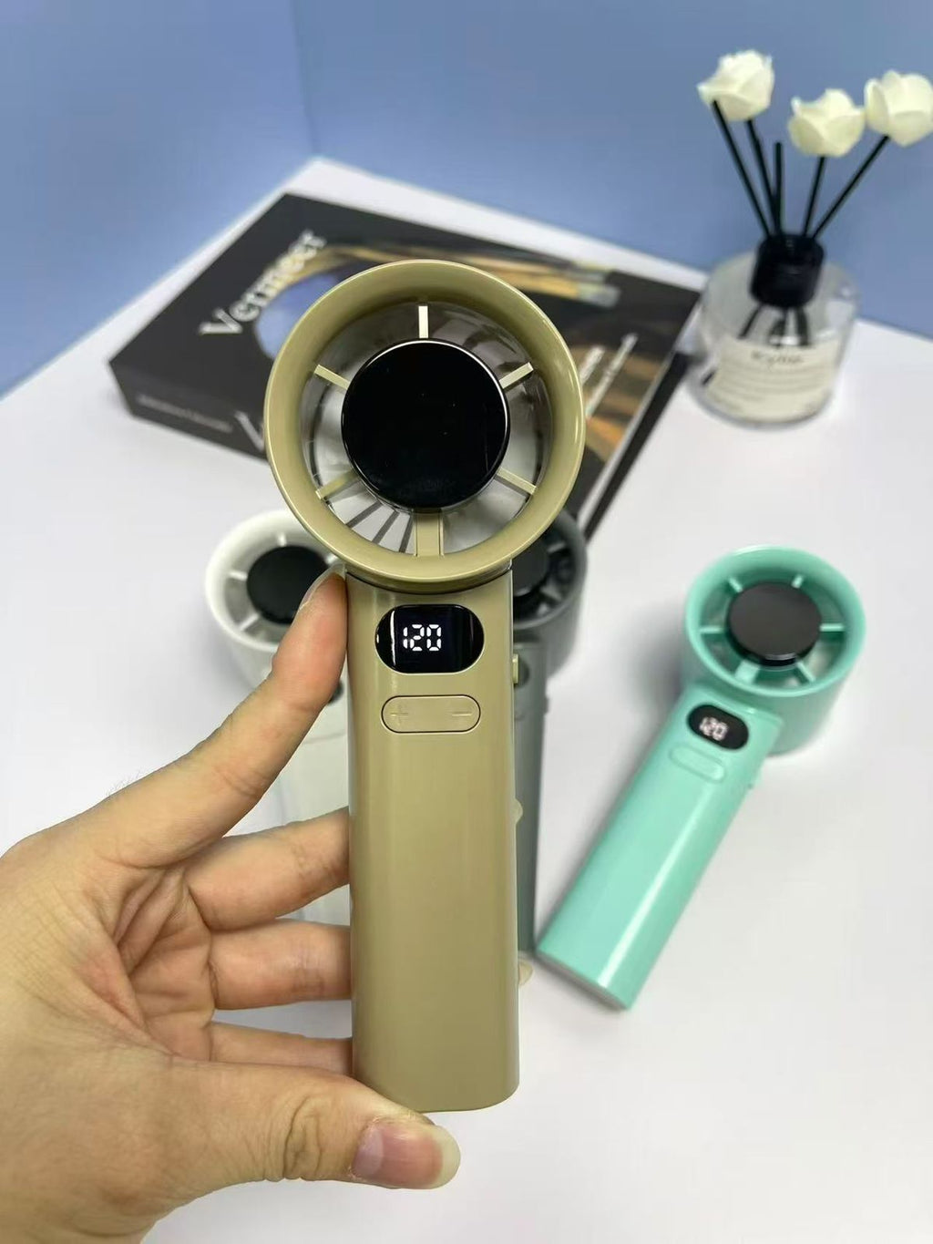 Mini Portable M11 Turbo Fan – 1800mAh Rechargeable USB Handheld Cooling Fan