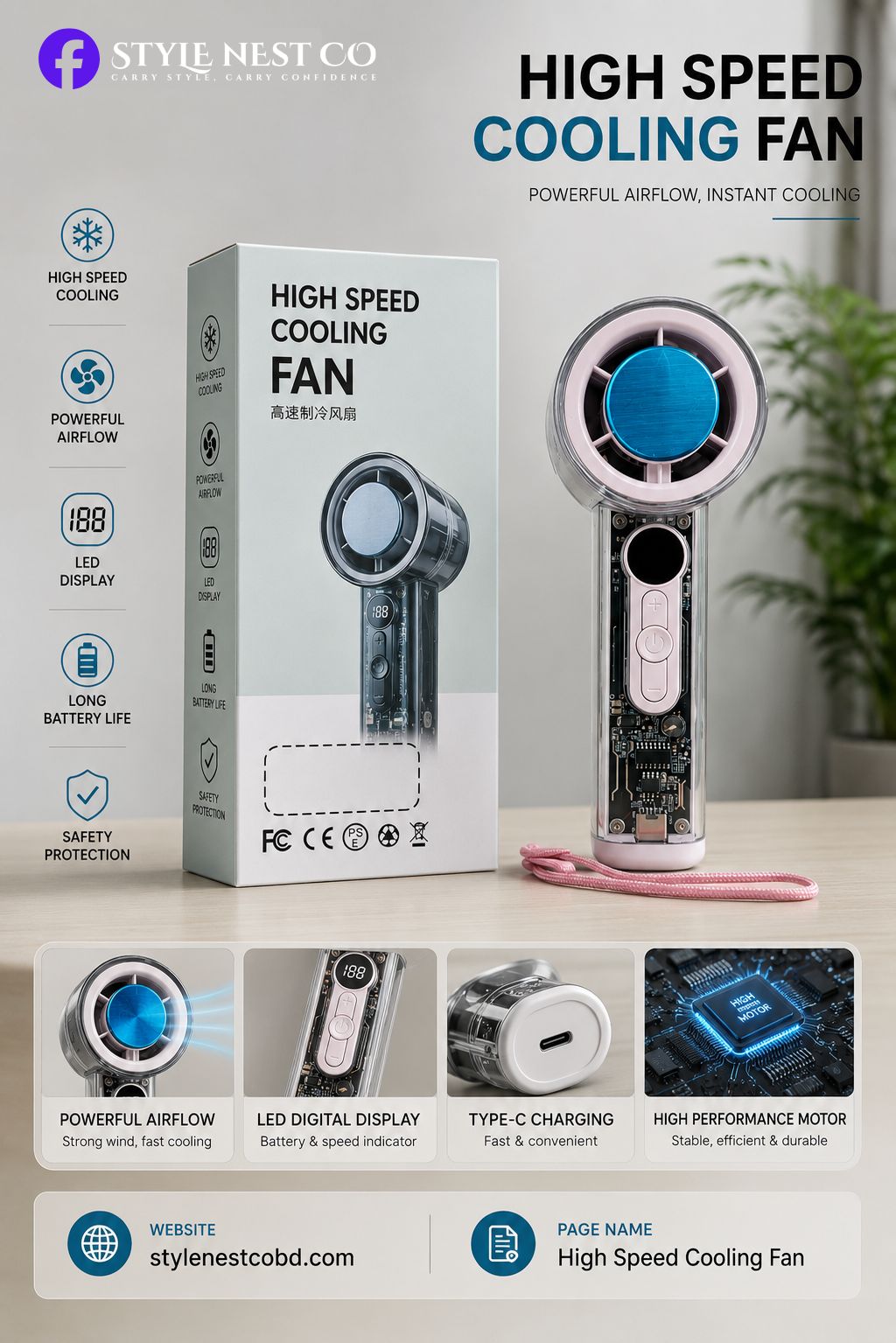 Beat The Heat with X05 High Speed Cooling Fan