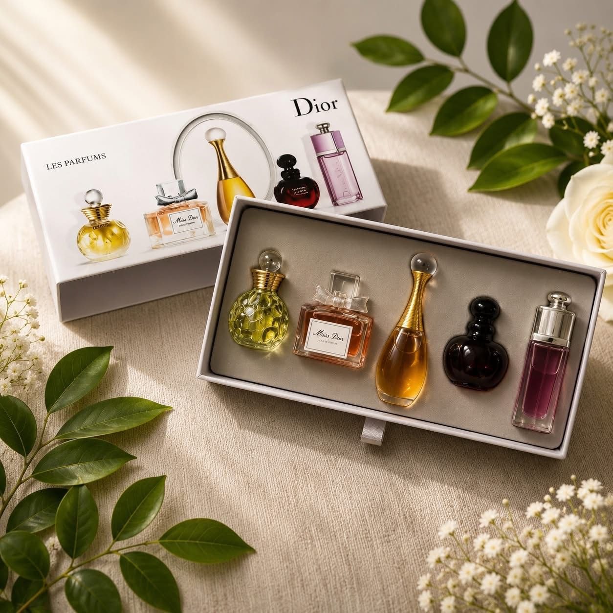 Dior 5 in 1 Perfume Gift Set – Luxury Mini Fragrance Collection