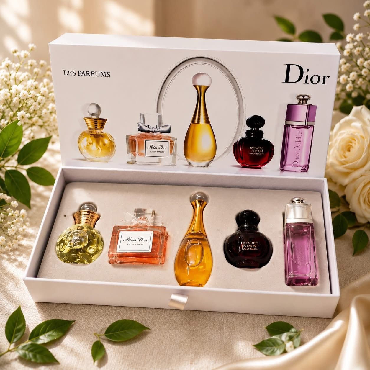 Dior 5 in 1 Perfume Gift Set – Luxury Mini Fragrance Collection